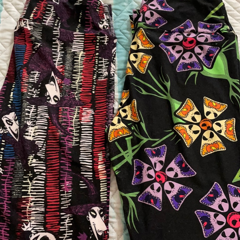 Disney Lularoe Nightmare Before Christmas leggings